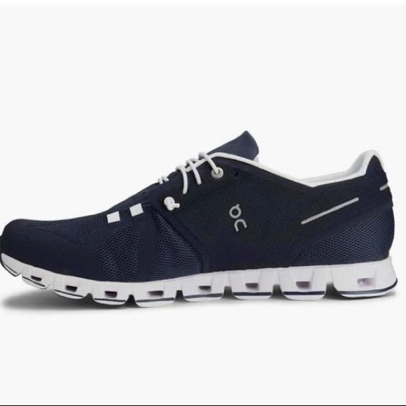 Men’s On Running Cloud Sneakers - Navy. - Picture 4 of 16